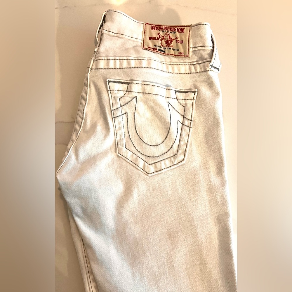 True Religion Women's Skinny Jeans - Cream